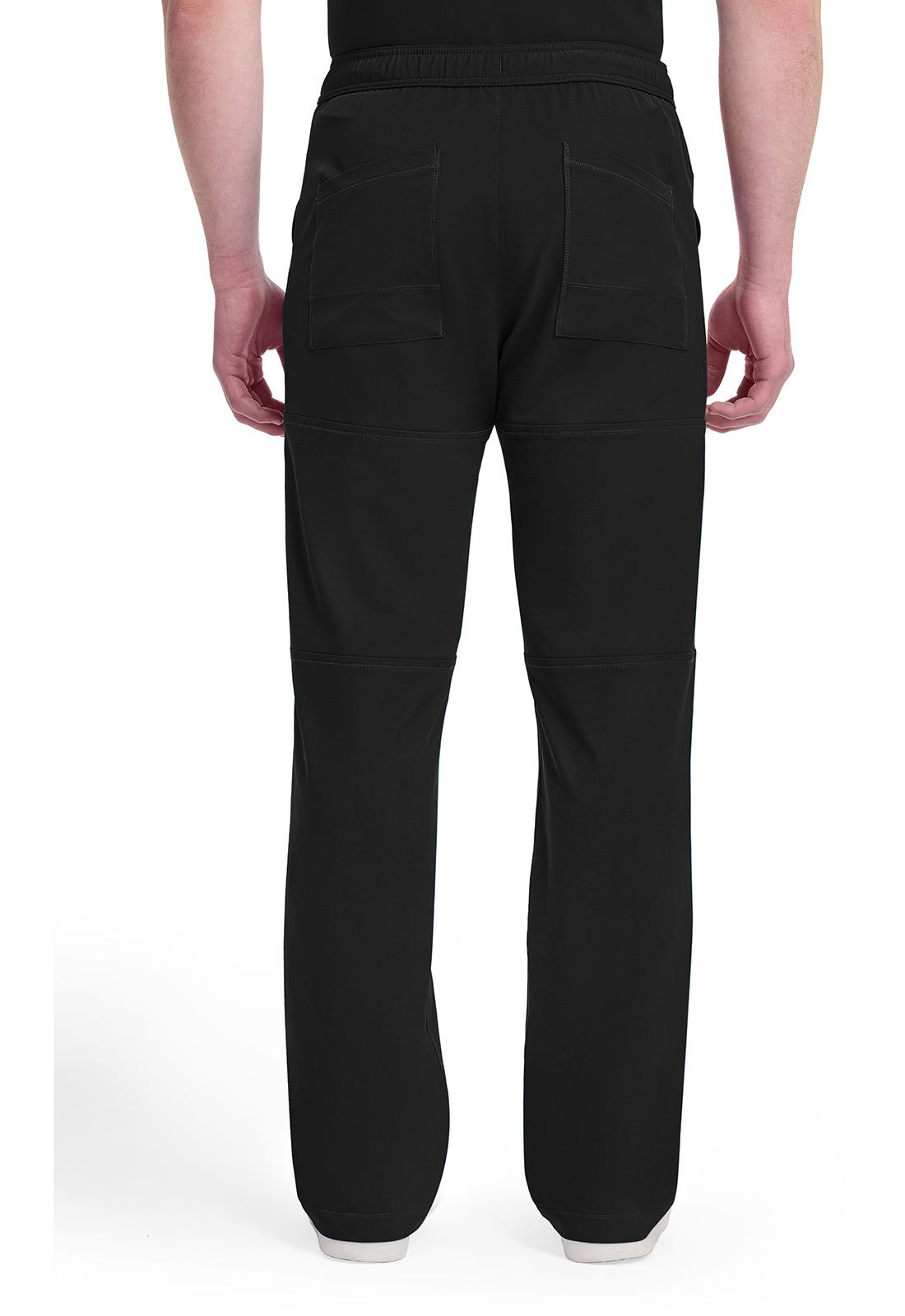 Dynamix DK110 Men's Zip Fly Cargo Scrub Pants Black