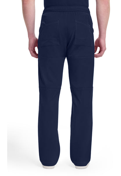 Dynamix DK110 Men's Zip Fly Cargo Scrub Pants Navy