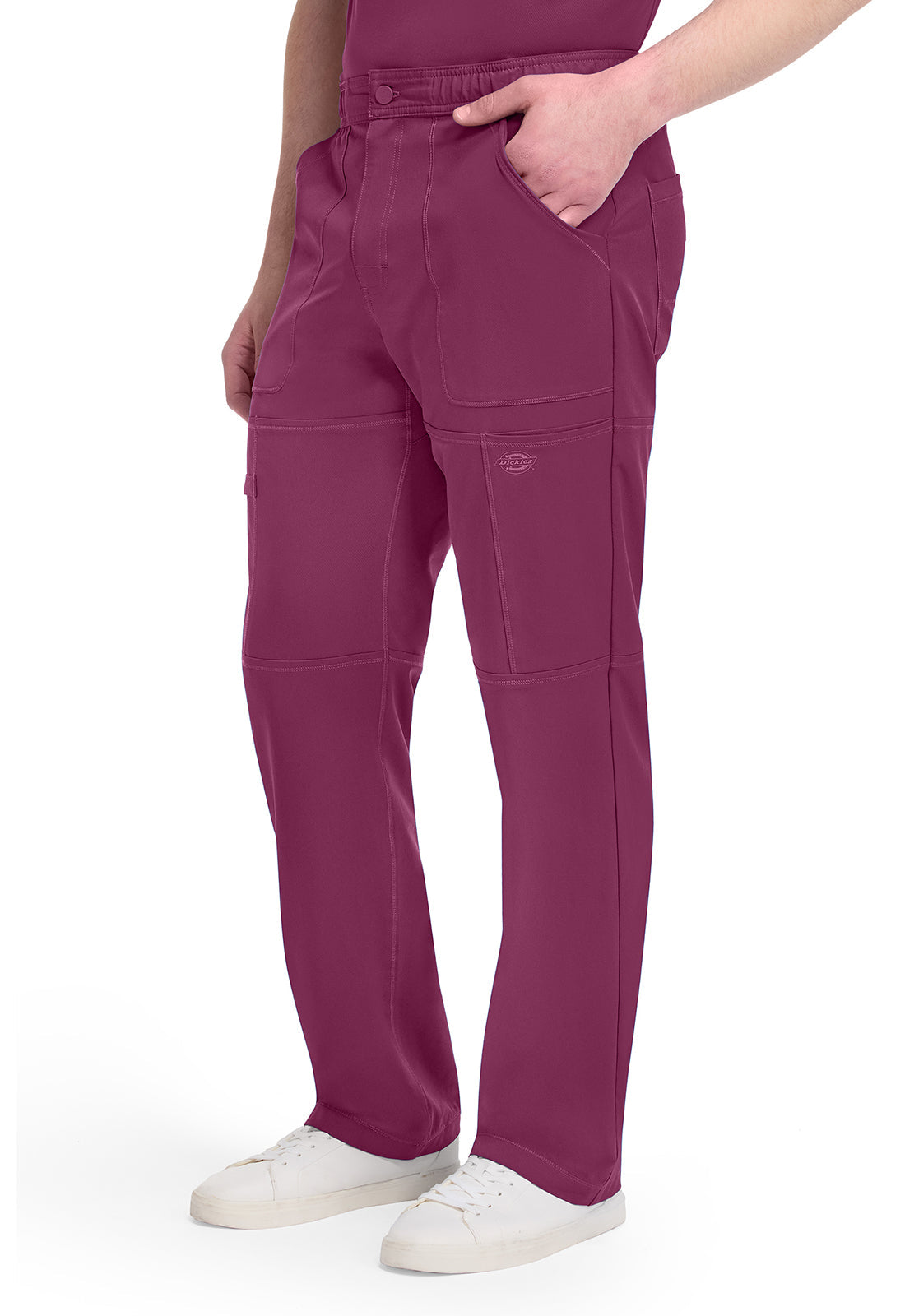 Dynamix DK110 Men's Zip Fly Cargo Scrub Pants image 3