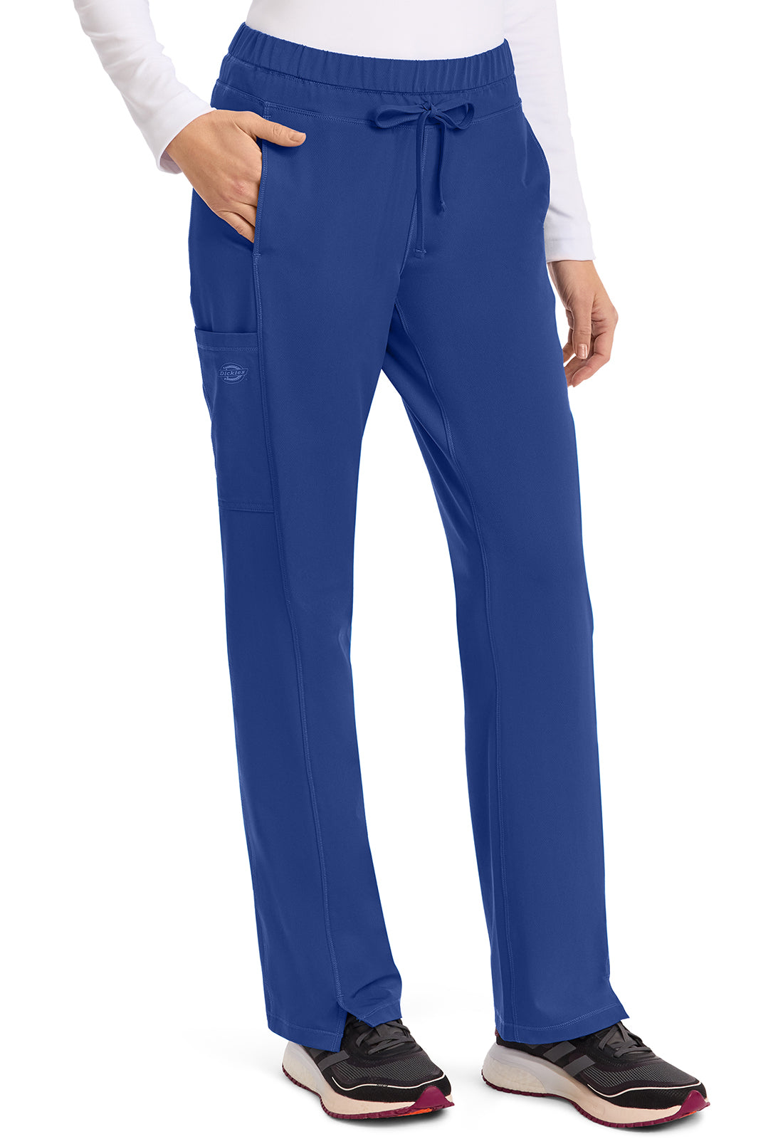 Dynamix DK130 Mid Rise Straight Leg Pants Drawstring Pants Royal
