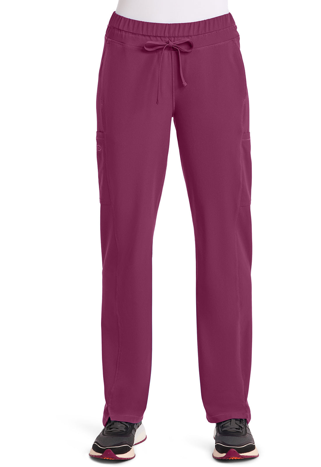 Dynamix DK130 Women's Mid Rise Straight Leg Drawstring Scrub Pants image 1