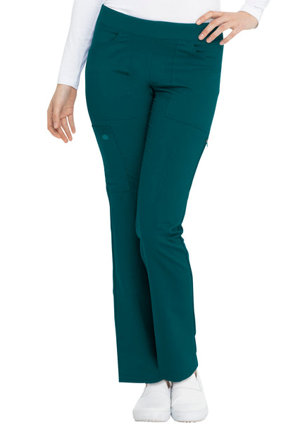 Balance DK135 Mid Rise Tapered Leg Pull-on Pants Caribbean Blue