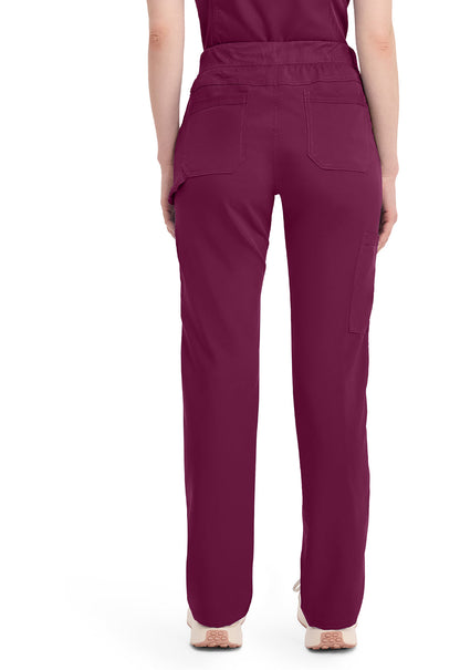 Balance DK135 Women's Mid Rise Tapered Leg Pull-on Scrub Pants image 5