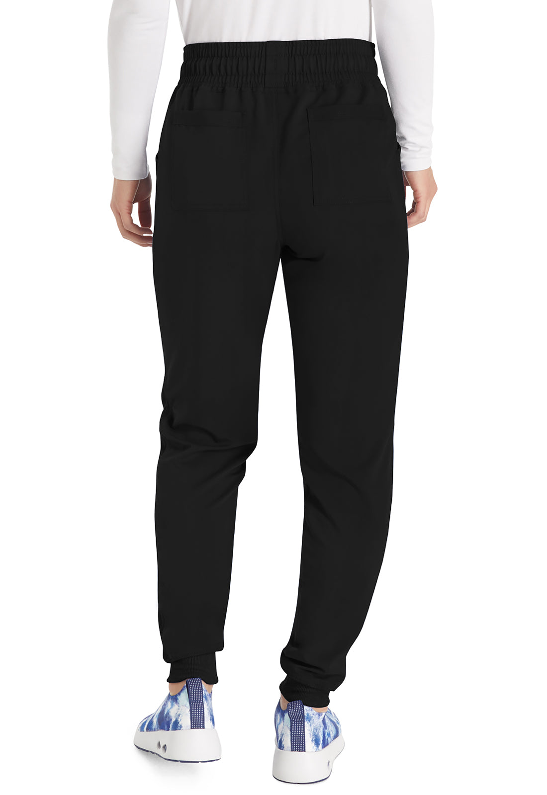 Balance DK155 Mid Rise Jogger Pants Black Model Image Back | Dickies