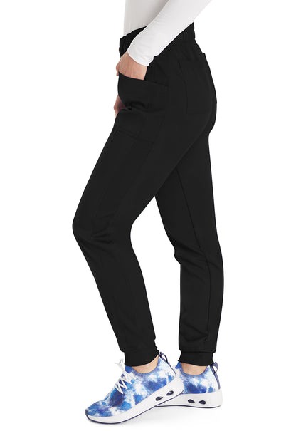 Balance DK155 Mid Rise Jogger Pants Black Model Image Right Side | Dickies