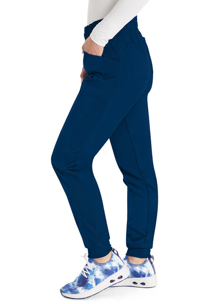 Balance DK155 Mid Rise Jogger Pants Navy Model Image Right Side | Dickies