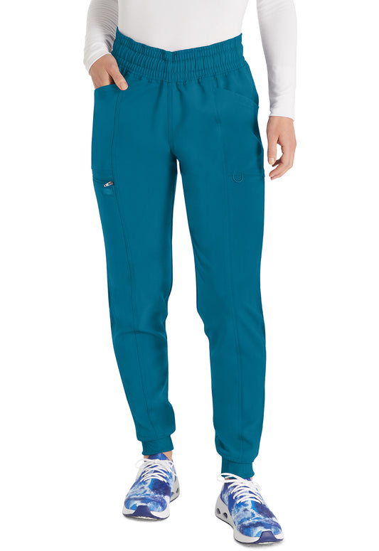 Balance DK155 Women's Mid Rise Jogger Scrub Pants Caribbean Blue