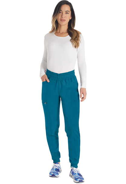 Balance DK155 Women's Mid Rise Jogger Scrub Pants Caribbean Blue