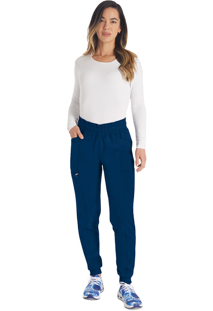 Balance DK155 Women's Mid Rise Jogger Scrub Pants Navy