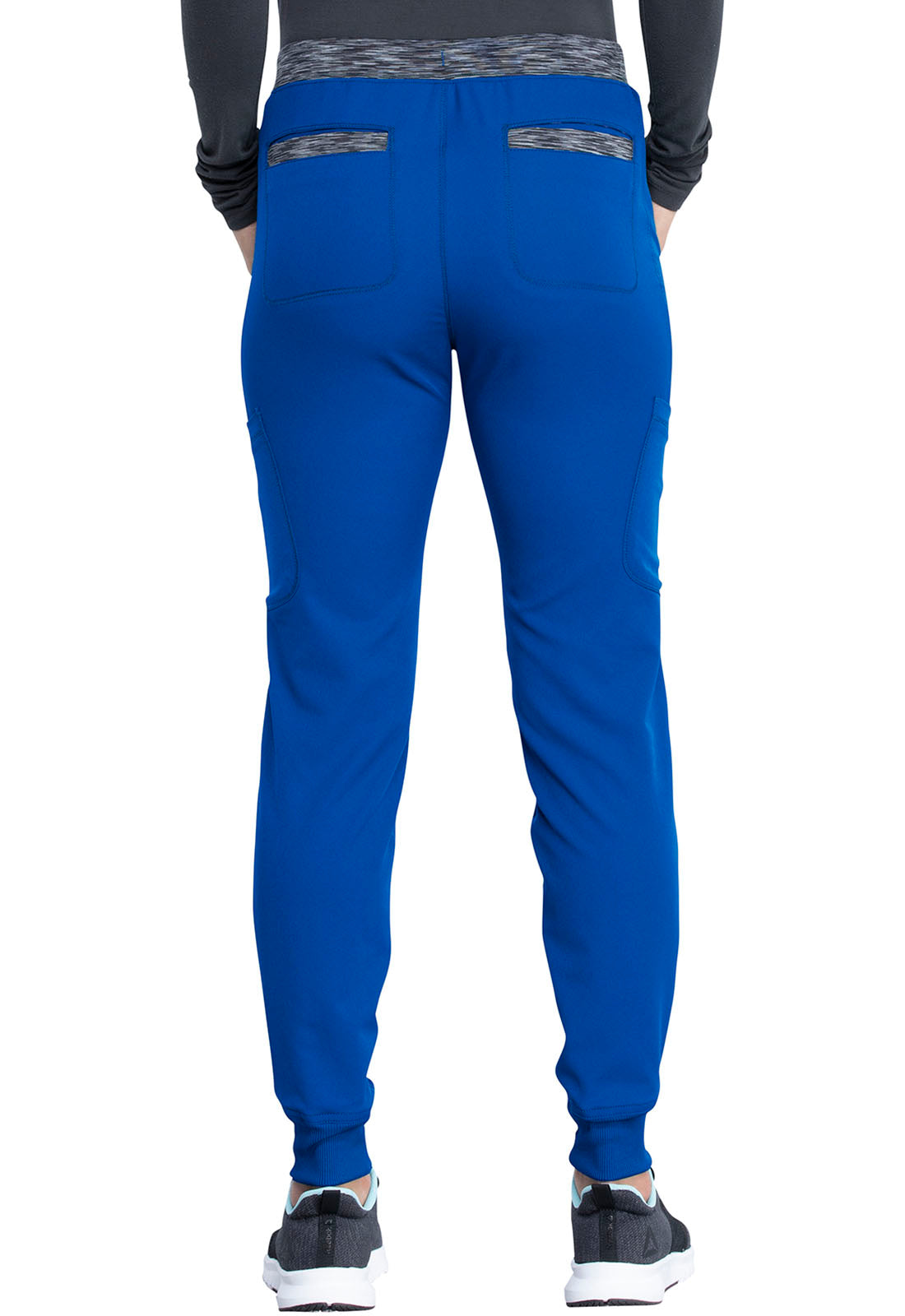 Dynamix DK185 Natural Rise Tapered Leg Jogger Pants Royal Model Image Back | Dickies