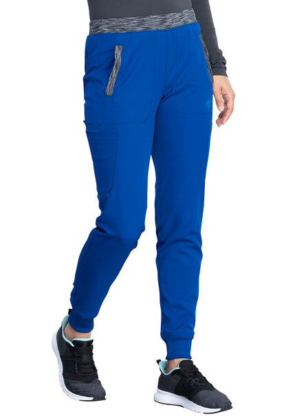 Dynamix DK185 Natural Rise Tapered Leg Jogger Pants Royal Model Image Left Side | Dickies