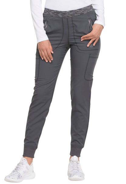 Dynamix DK185 Natural Rise Tapered Leg Jogger Pants Pewter