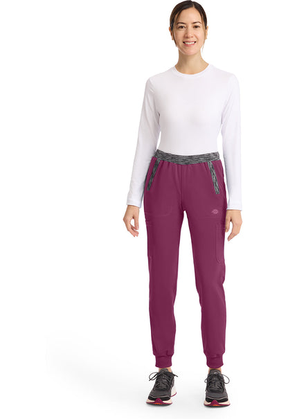 Dynamix DK185 Women's Natural Rise Tapered Leg Jogger Scrub Pants image 2
