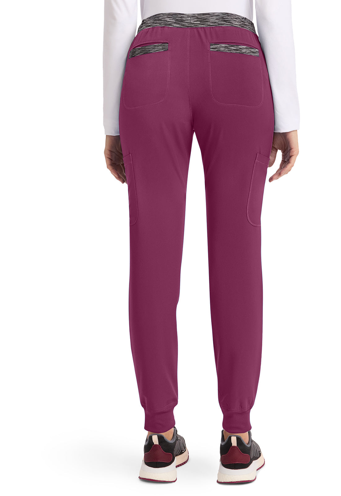 Dynamix DK185 Women's Natural Rise Tapered Leg Jogger Scrub Pants image 4