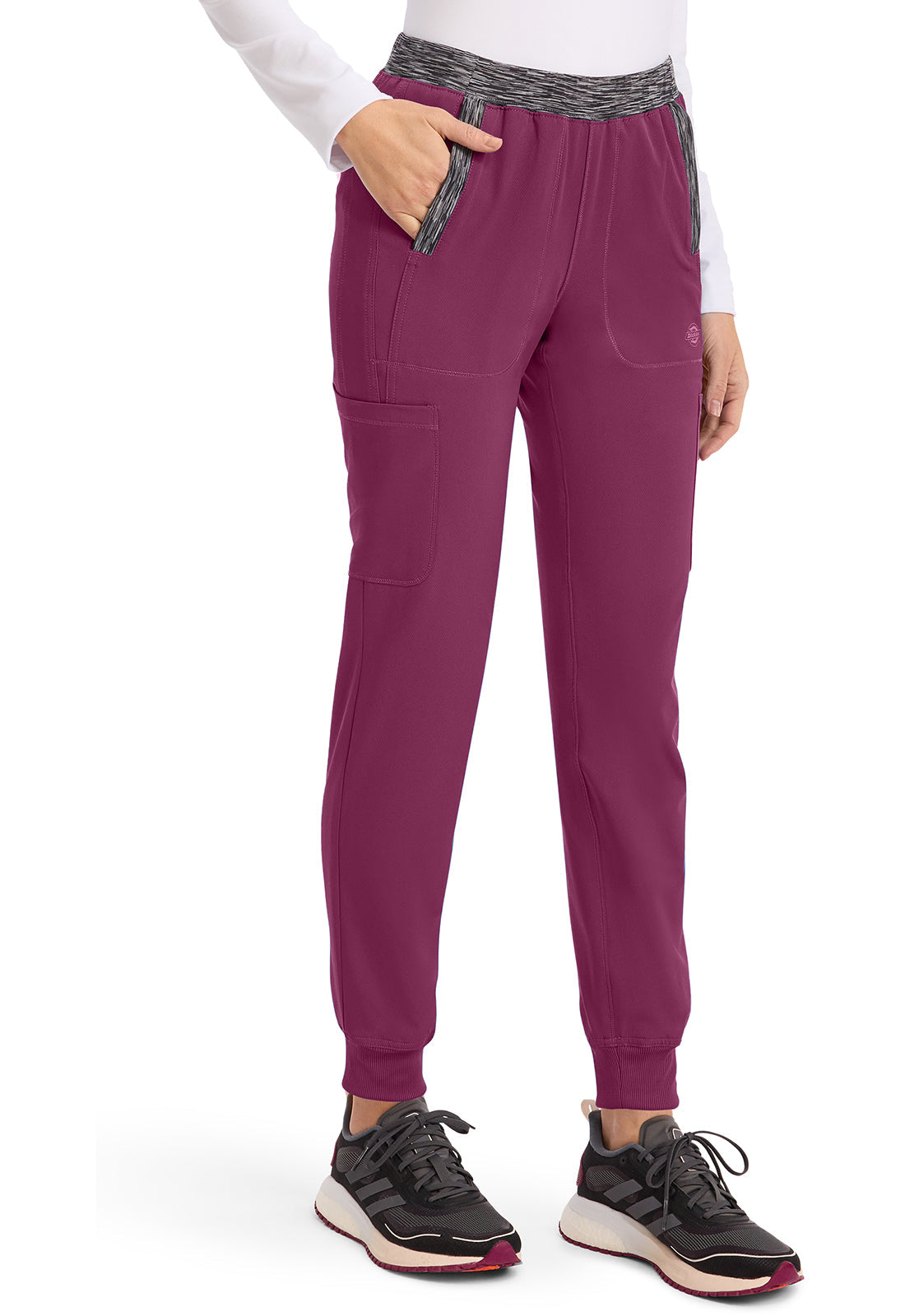 Dynamix DK185 Women's Natural Rise Tapered Leg Jogger Scrub Pants image 5