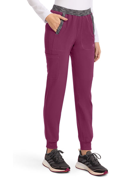 Dynamix DK185 Women's Natural Rise Tapered Leg Jogger Scrub Pants image 5