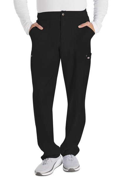 EDS NXT DK216 Men's Mid Rise Zip Fly Straight Leg Pants Black