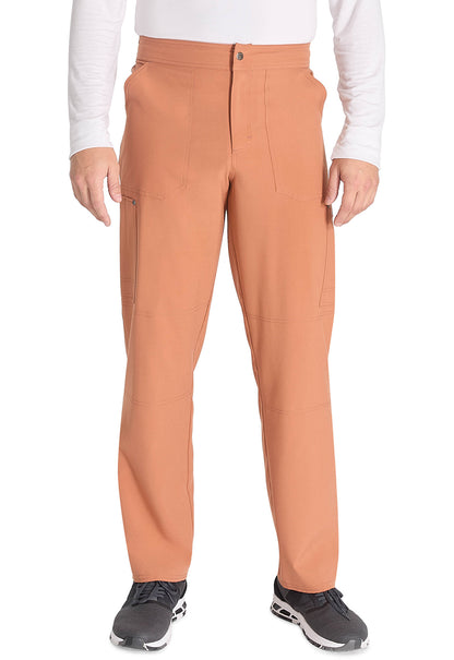 EDS NXT DK216 Men's Mid Rise Zip Fly Straight Leg Pants Ginger Glow Model Image Front | Dickies