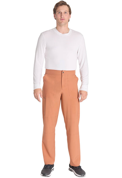 EDS NXT DK216 Men's Mid Rise Zip Fly Straight Leg Pants Ginger Glow