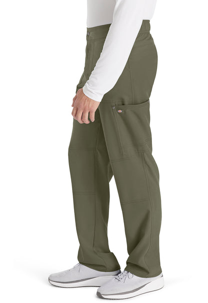 EDS NXT DK216 Men's Mid Rise Zip Fly Straight Leg Pants Olive