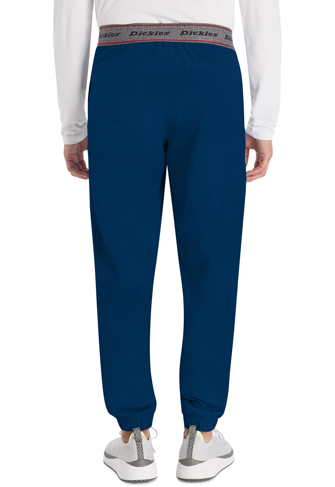 EDS NXT DK217 Men's Mid Rise Jogger Navy Model Image Back | Dickies