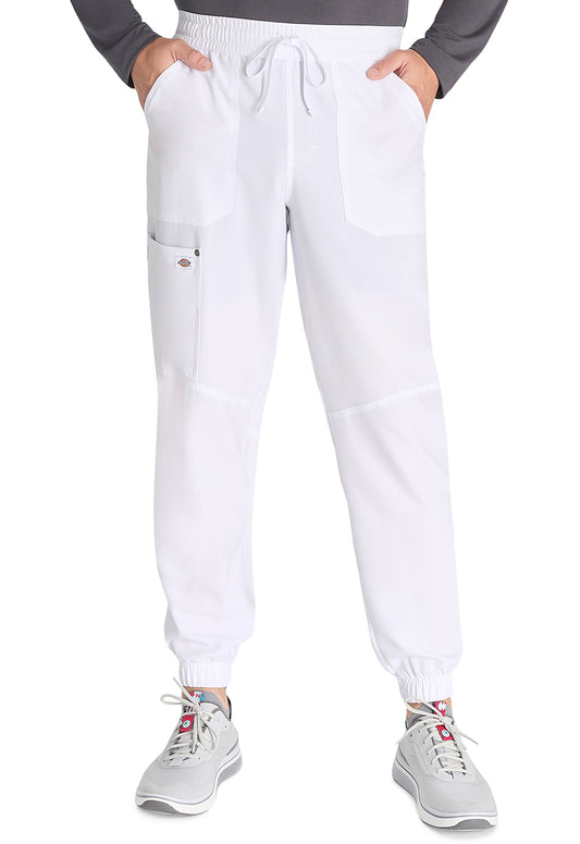 EDS NXT DK217 Men's Mid Rise Jogger White Model Image Front | Dickies