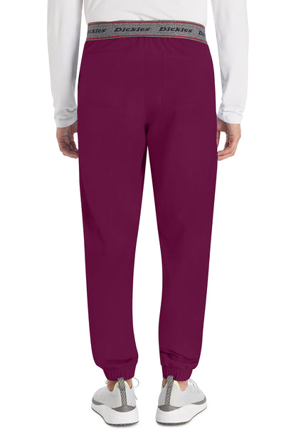 EDS NXT DK217 Men's Mid Rise Jogger Wine Model Image Back | Dickies