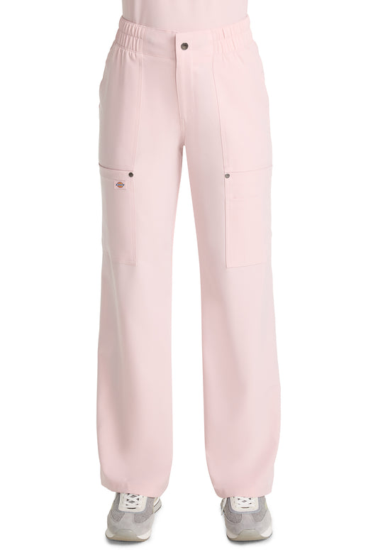 EDS NXT DK219 Mid Rise Zip Fly Wide Leg Cargo Pants Canyon Rose Model Image Front | Dickies