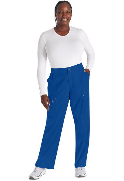 EDS NXT DK219 Mid Rise Zip Fly Wide Leg Cargo Pants Galaxy Blue