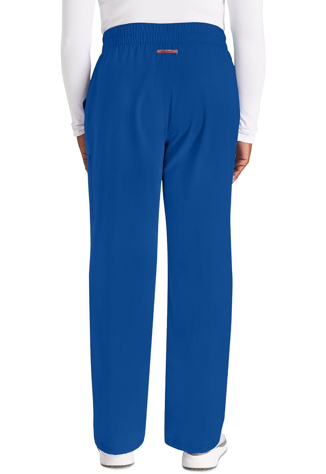 EDS NXT DK219 Mid Rise Zip Fly Wide Leg Cargo Pants Galaxy Blue Model Image Back | Dickies