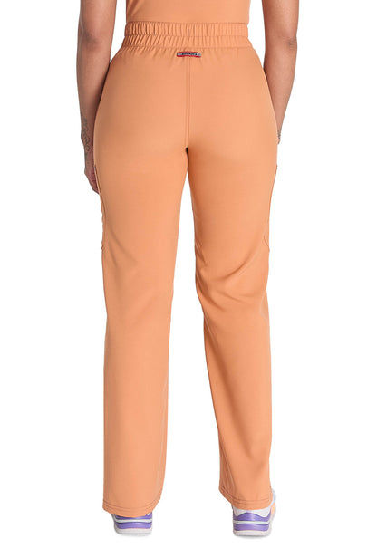 EDS NXT DK219 Mid Rise Zip Fly Wide Leg Cargo Pants Ginger Glow Model Image Back | Dickies