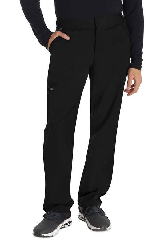 Balance DK220 Men's Mid Rise Straight Leg Pants Black Model Image Front | Dickies