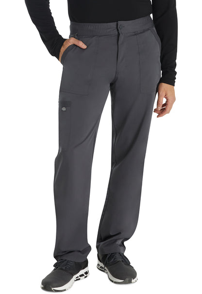 Balance DK220 Men's Mid Rise Straight Leg Pants Pewter Model Image Front | Dickies