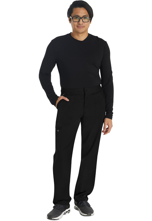 Balance DK220 Men's Mid Rise Straight Leg Scrub Pants Black