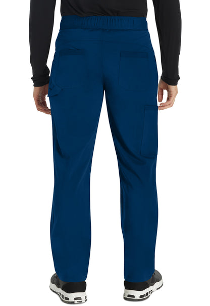 Balance DK220 Men's Mid Rise Straight Leg Scrub Pants Navy