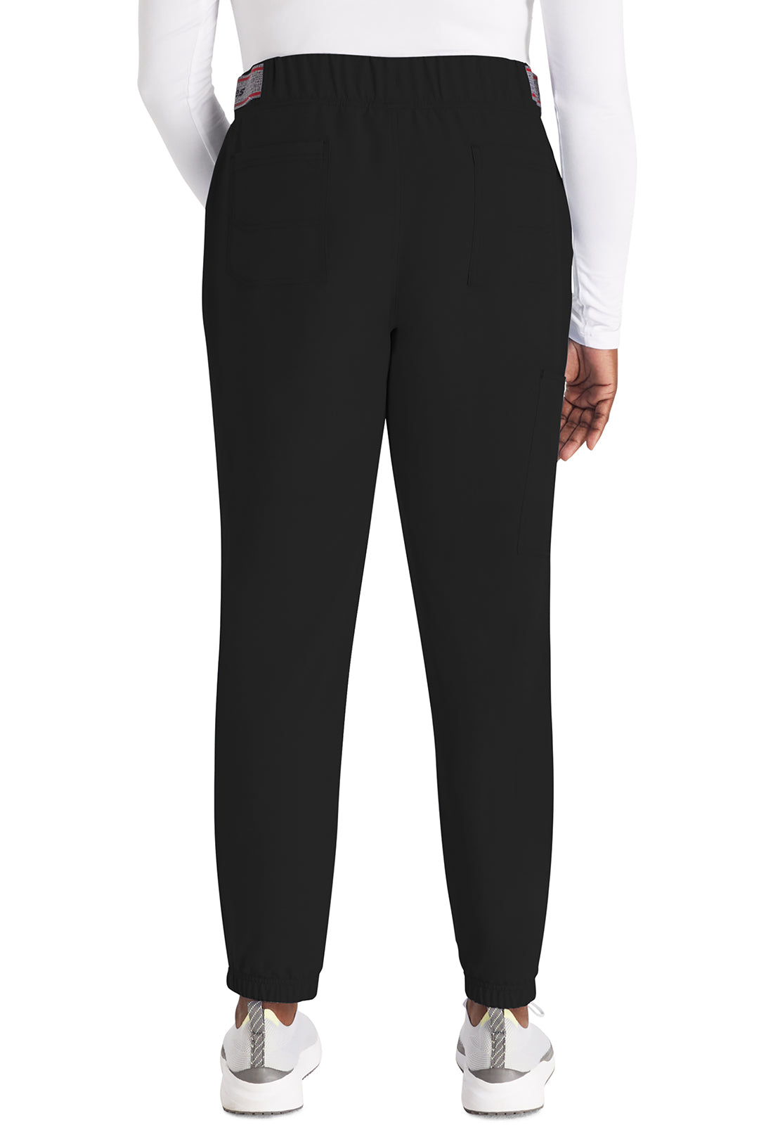 EDS NXT DK221 Mid Rise Jogger Black Model Image Back | Dickies