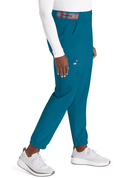 EDS NXT DK221 Mid Rise Jogger Caribbean Blue Model Image Left Side | Dickies