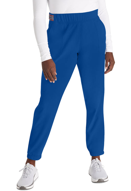 EDS NXT DK221 Mid Rise Jogger Galaxy Blue Model Image Front | Dickies