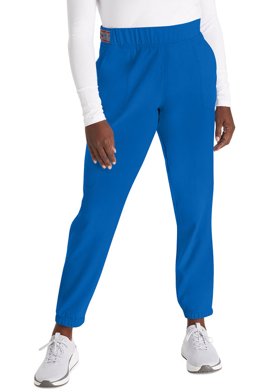 EDS NXT DK221 Mid Rise Jogger Royal Model Image Front | Dickies