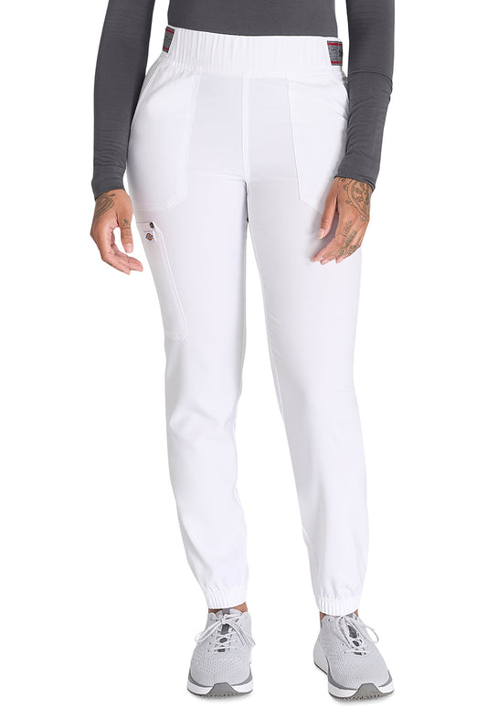 EDS NXT DK221 Mid Rise Jogger White Model Image Front | Dickies