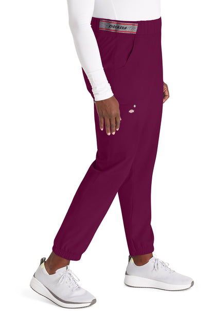 EDS NXT DK221 Mid Rise Jogger Wine Model Image Left Side | Dickies