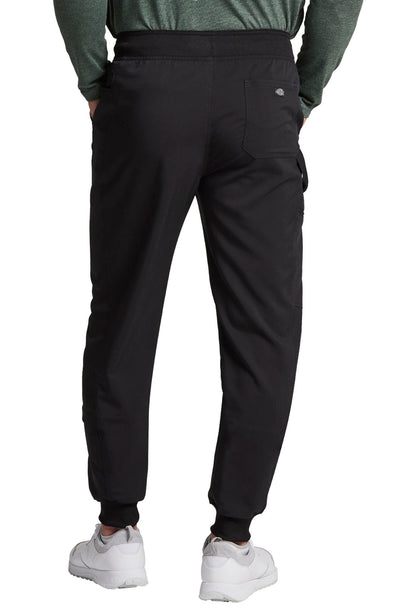 Balance DK224 Men's Mid Rise Jogger Black Model Image Back | Dickies