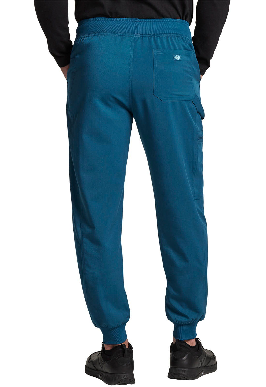 Balance DK224 Men's Mid Rise Jogger Caribbean Blue Model Image Back | Dickies