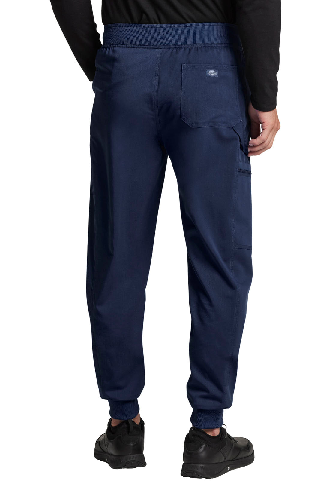 Balance DK224 Men's Mid Rise Jogger Navy Model Image Back | Dickies