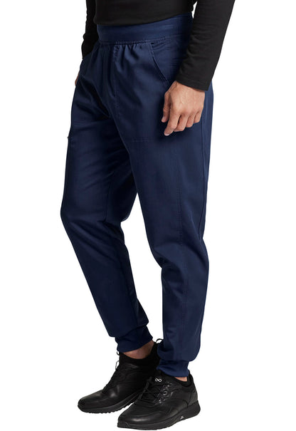 Balance DK224 Men's Mid Rise Jogger Navy Model Image Right Side | Dickies