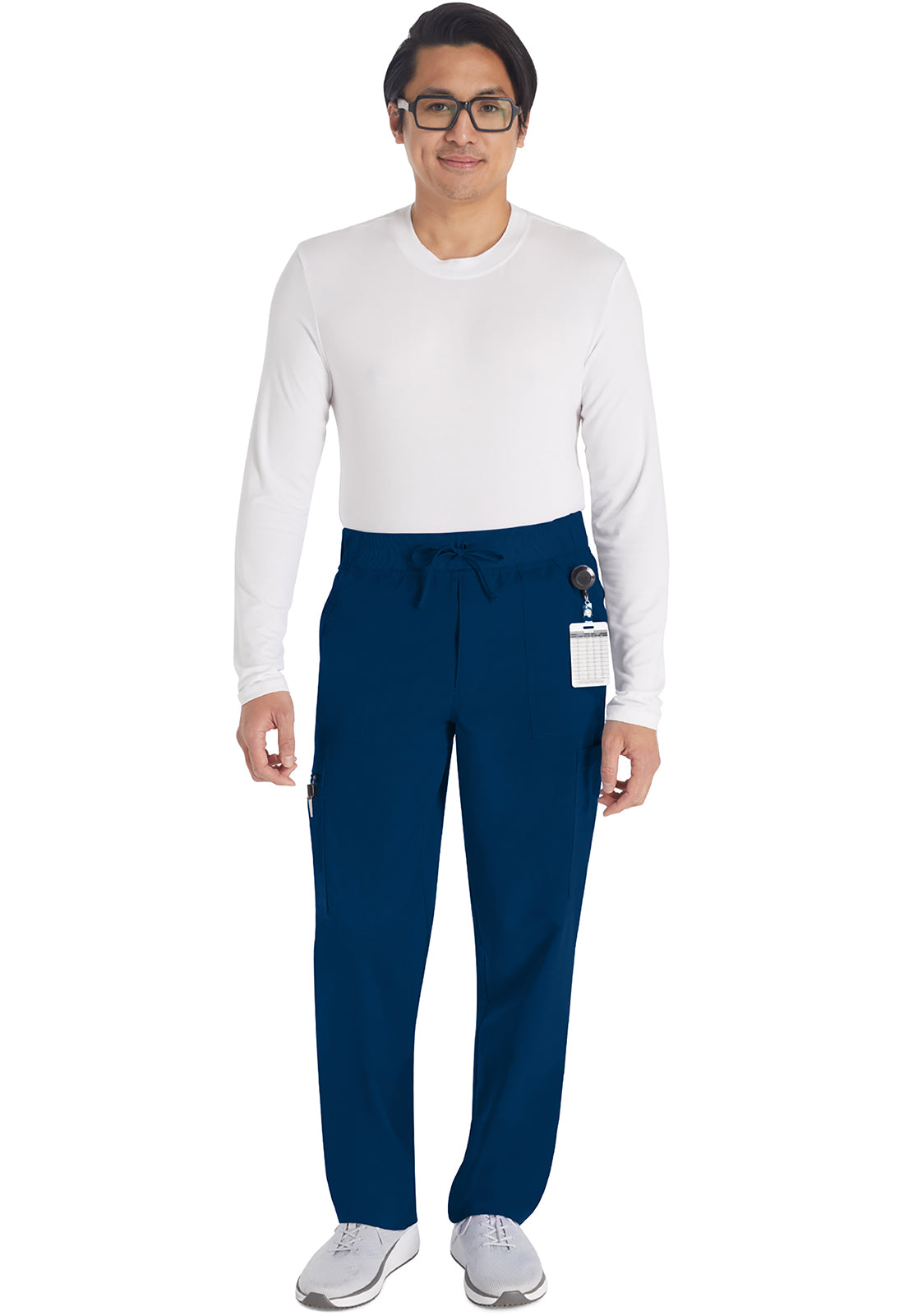 Balance DK270 Men's Mid Rise Zip Fly Straight Leg Pants Navy