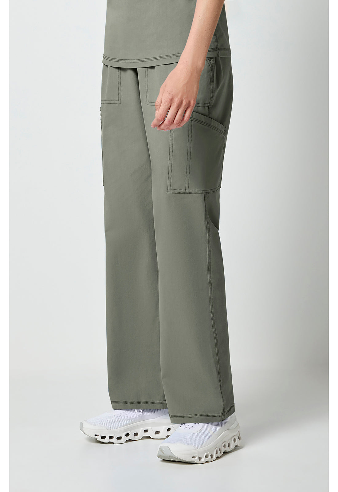 Forge DK274 Women's Straight Leg Cargo Moonstone