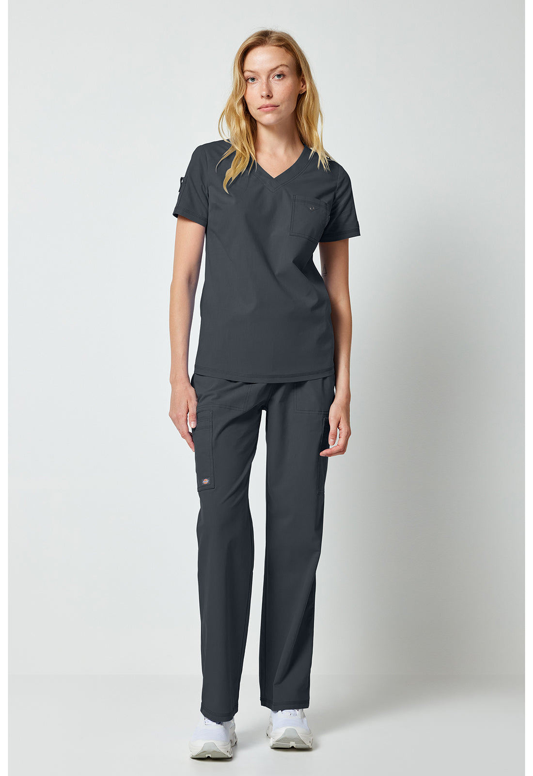 Forge DK274 Women's Straight Leg Cargo Pewter
