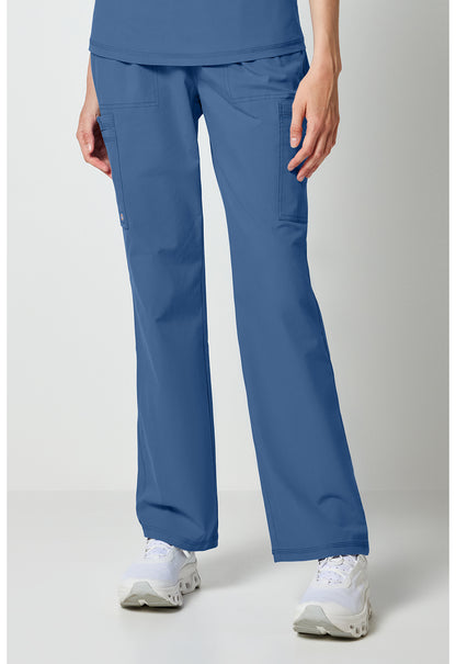 Forge DK274 Women's Straight Leg Cargo Vintage Blue