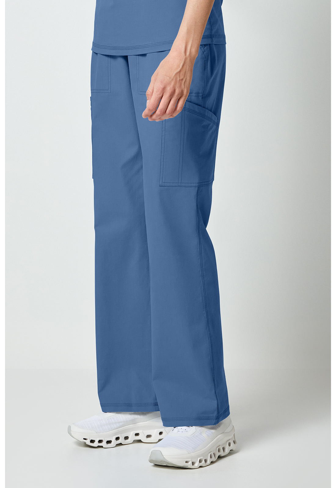 Forge DK274 Women's Straight Leg Cargo Vintage Blue
